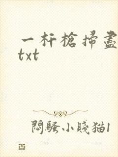 一杆枪扫尽全家txt