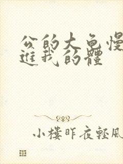 公的大龟慢慢挺进我的体