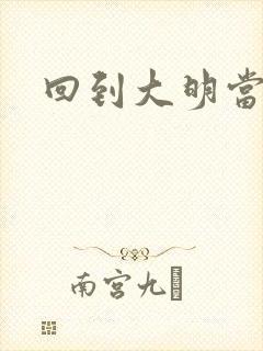 回到大明当才子