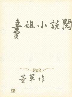 妻姐小说阅读免费