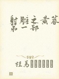 射雕之黄蓉新传第一部