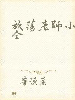 放荡老师小说大全