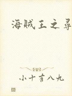 海贼王之寻亲记