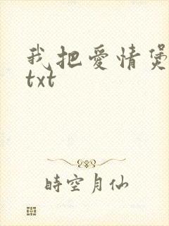 我把爱情煲成汤txt
