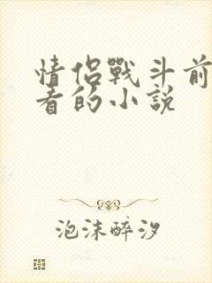 情侣战斗前适合看的小说