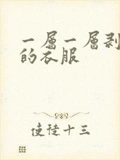 一层一层剥掉你的衣服