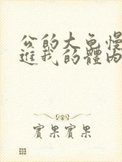 公的大龟慢慢挺进我的体内视频