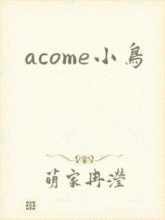 acome小鸟