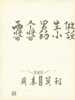 两个男生做酿酿酱酱的小说