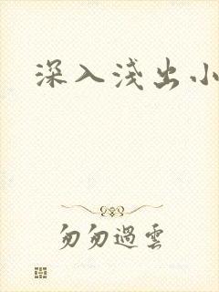 深入浅出小说