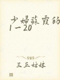 少妇苏霞的沉沦1一20