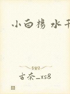 小白杨 水千丞
