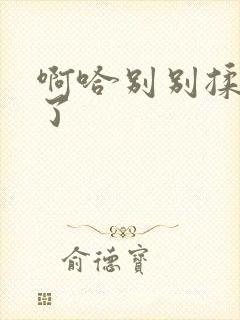 啊哈别别揉那处了