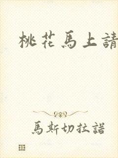 桃花马上请长缨