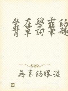 坐在学霸的鸡上背单词笔趣阁