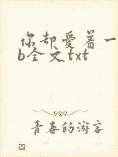 你却爱着一个sb全文txt