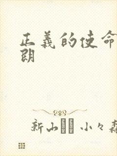 正义的使命厉元朗