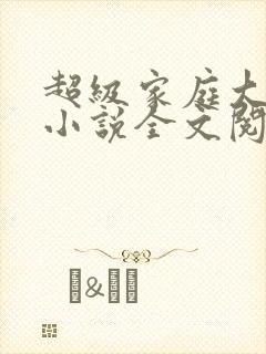 超级家庭大杂烩小说全文阅读