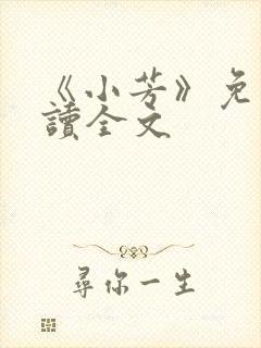 《小芳》免费阅读全文