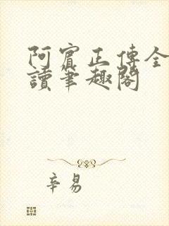 阿宾正传全文阅读笔趣阁