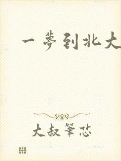 一梦到北大