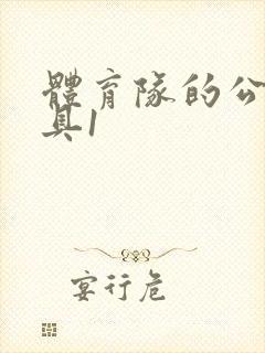 体育队的公用玩具1