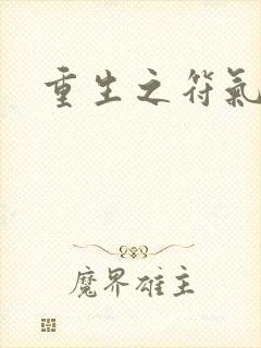 重生之符气冲天