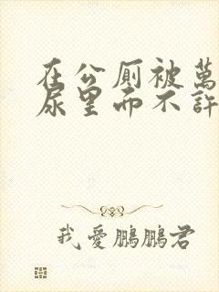 在公厕被万人c尿里面不许漏