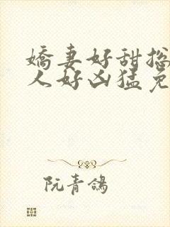 娇妻好甜总裁大人好凶猛免费小说