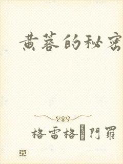 黄蓉的秘密
