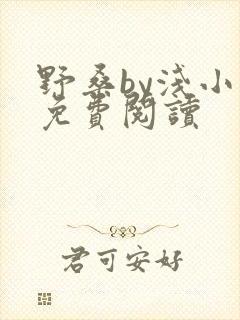 野桑by浅小说免费阅读