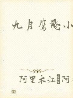 九月鹰飞小说