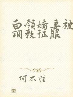 白领娇妻被老板调教征服