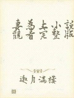 妻为上小说免费观看完整版笔趣阁