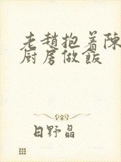 老赵抱着陈婷在厨房做饭