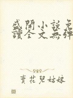 盛开小说免费阅读全文无弹窗