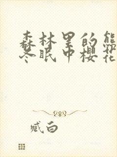 森林里的熊先生冬眠中樱花动漫