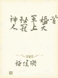 神秘军婚首长大人宠上天