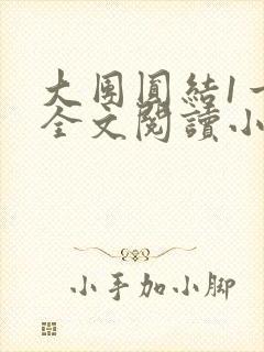 大团圆结1一6全文阅读小说