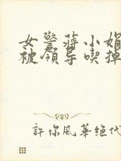 女警蒋小娟的奶被领导吃掉了