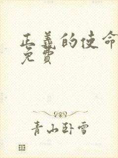 正义的使命全文免费