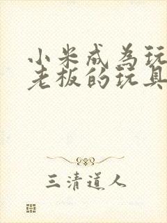 小米成为玩具店老板的玩具