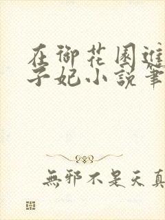 在御花园进入太子妃小说笔趣阁