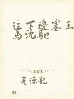 往下边塞玉器骑马沈驰