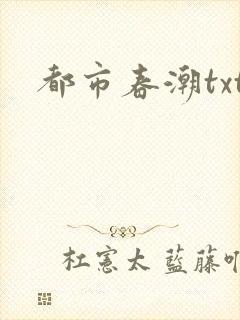 都市春潮txt