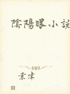 阴阳眼小说