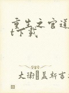 重生之官道txt下载