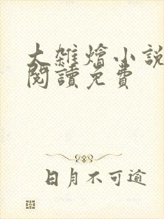 大杂烩小说全集阅读免费