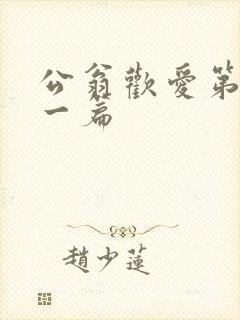 公翁欢爱第三十一篇