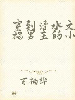 穿到清水文里造福男主的小说